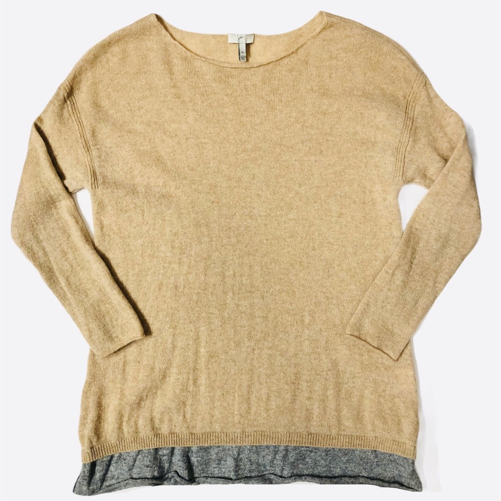 Joie M Dewberry cashmere colorblock sweater